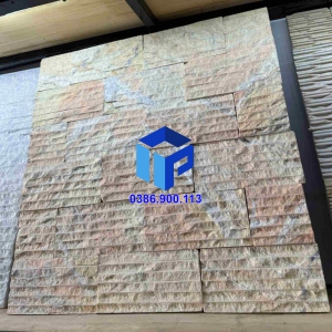 ĐÁ CHẺ HỒNG 10×20 ỐP TƯỜNG TRANG TRÍ