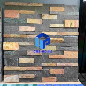 ĐÁ GHÉP XANH VÀNG ỐP TƯỜNG TRANG TRÍ