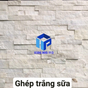 đá ghép trắng sữa 10x50