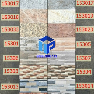 GẠCH TRANG TRÍ GIẢ ĐÁ 15X30