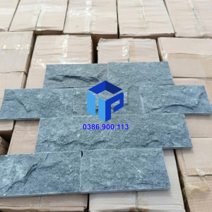 Đá bóc xanh rêu 10x20 trang trí