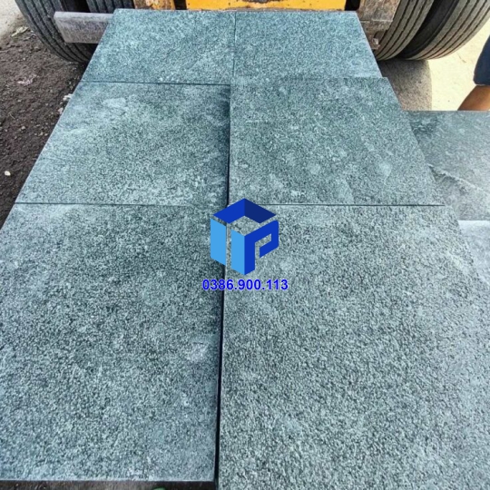ĐÁ BĂM XANH RÊU THANH HÓA 30×30 LÁT SÂN