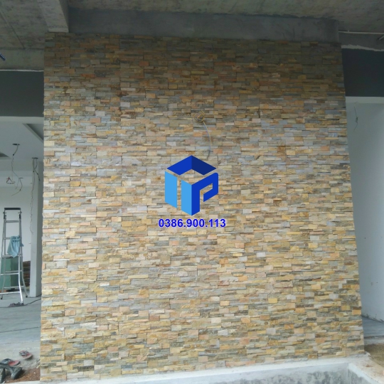 đá ghép vàng ánh kim 10x50