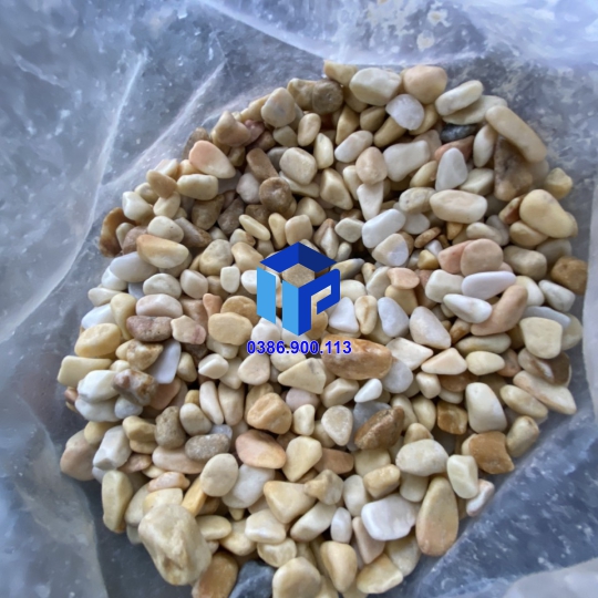 Sỏi tư nhiên vàng quay